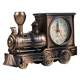 vintage train case with mirror Réveil vintage - et une décoration de bureau délicate est fournie par nous, horloge de salle de bain