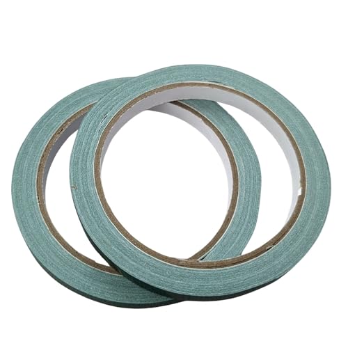 Green Pot Tape Florist Crafts - Premium Floral Tape: Waterproof, Strong Hold for Stunning Arrangements : (9mm Pot Tape, 2 Reels)