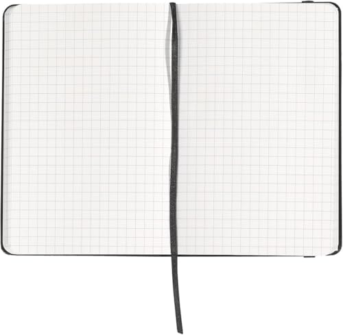 Bloc-notes A5 Herlitz Classic Collection au design élégant noir aspect cuir
