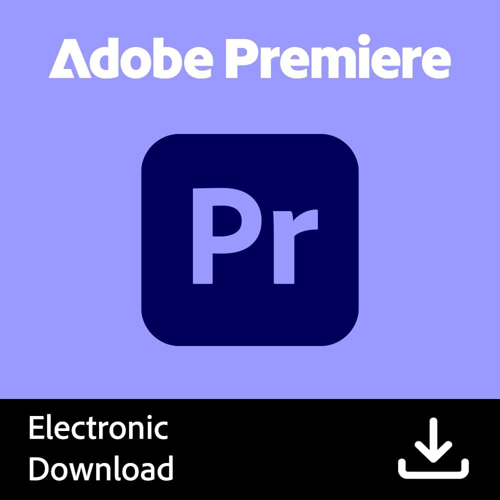 Adobe Premiere | Video Editing and Production Software | 12-Month Subscription with Auto-Renewal, PC/Mac