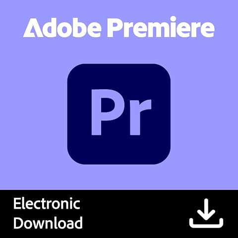 Adobe Premiere Pro Video Editing and Production Software - 12-Month Subscription