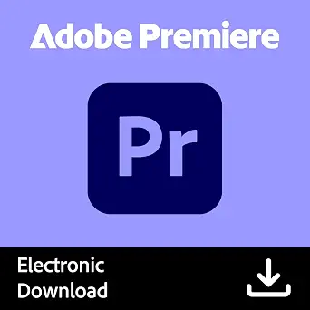 Adobe Premiere Pro Video Editing and Production Software Subscription (12 Months, Auto-Renewal)