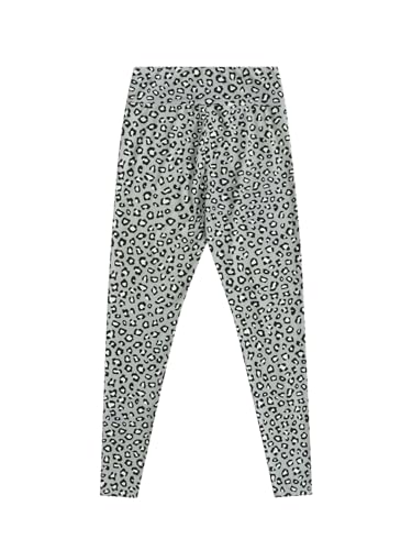 Milumia Girl's Leopard Print Elastic Waist Leggings Yoga Dance Active Tights Pants