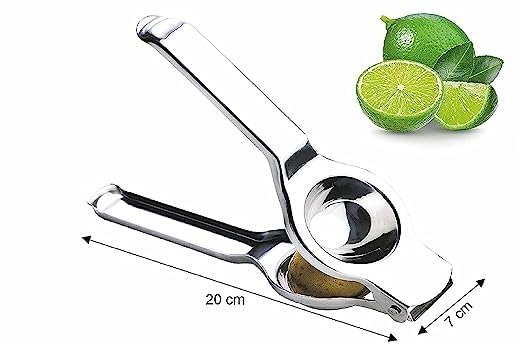 Image of BigPlayer Stainless Steel Lemon Squeezer - Comfortable Handle for Efficient & Easy Juice Extraction