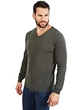 Jersey con Cuello de Pico Jack Stuart - Jersey con Cuello de Pico para Hombre, 100% Lana Lambswool