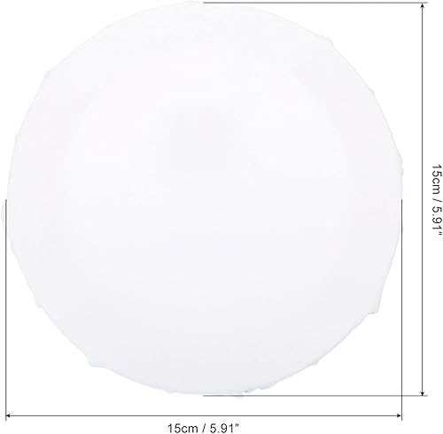 Miniatura 10 de PATIKIL Paneles de lienzo de pintura paquete de 4 paneles de madera redondos de 4 x 4 pulgadas marco de madera en blanco para acrílico óleo pintura