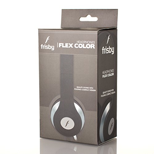 Frisby Fhp-900 Portable Adjustable Compact On-Ear Stereo Headphones W/In-Line Microphone & Volume Control For Smartphones Tablets Laptops Pc #TOP5