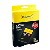 Intenso Interne 2,5" SSD SATA III High, 240 GB, 520 MB/Sekunden, Schwarz, Festkörper-Laufwerk – Ansicht 7