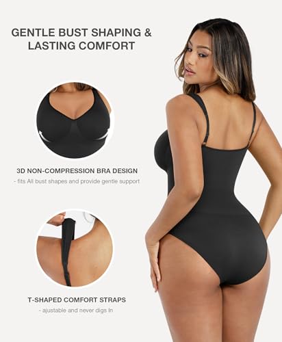 Lover-Beauty Body Suits for Women Seamless Shapewear Bodysuit Tummy Control Body Shaper2