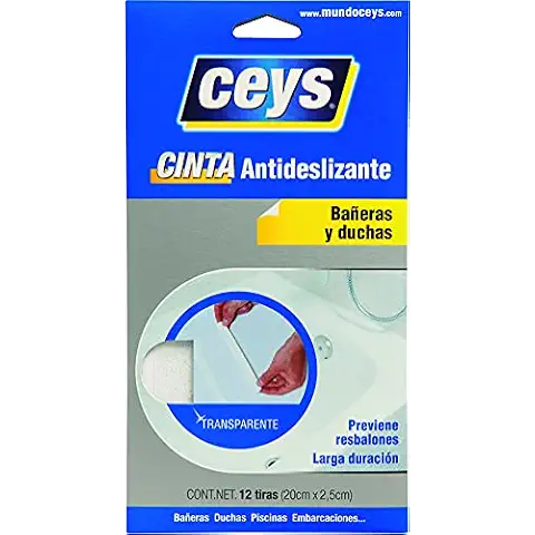 Ceys - Cinta antideslizante transparente Cover