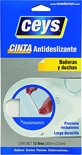 CEYS Tiras ANTIDESLIZ BAÑERAS TRANSP
