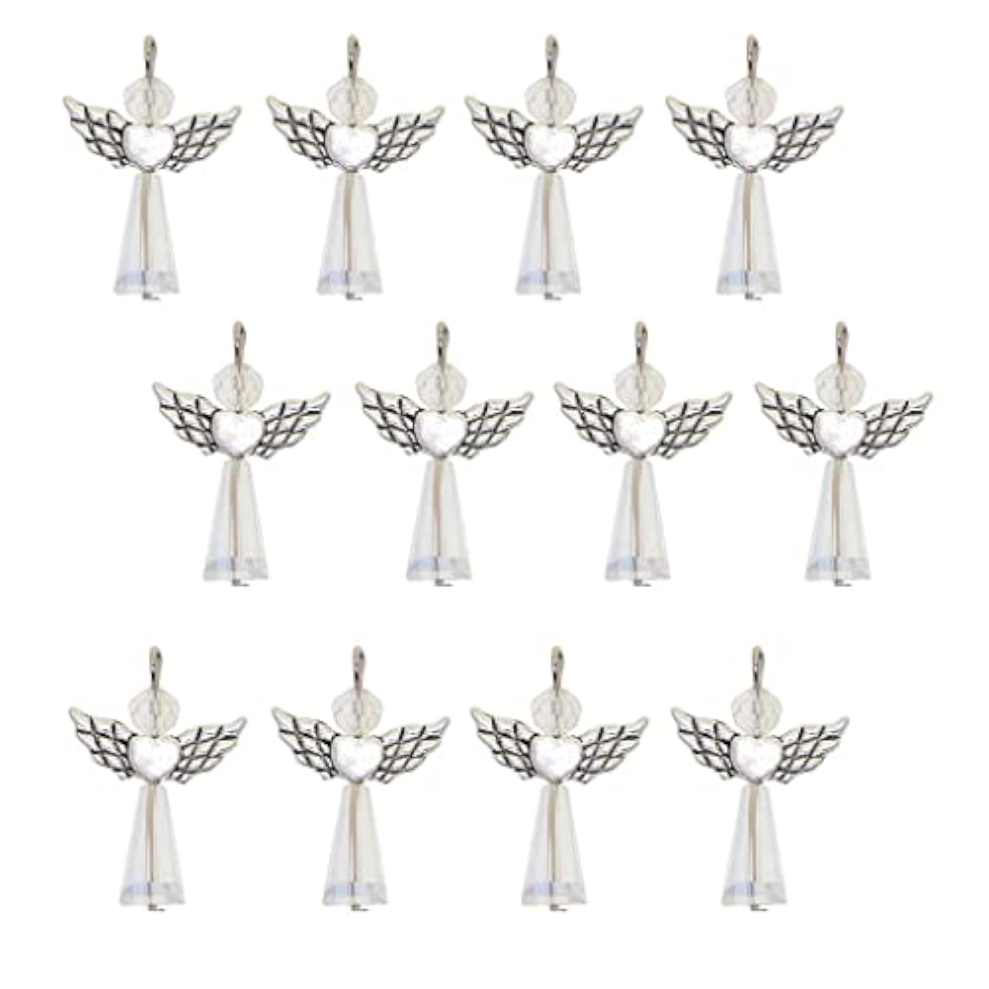 12pcs Angel Shape Charms Pendant for DIY Crafts