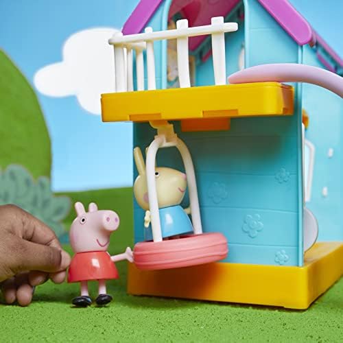Hasbro F35565S1 Peppa Pig, Klub Świnki Peppy Tylko dla dzieci, Klub Peppy, zabawka dla przedszkolaków, efekty dźwiękowe, 2 figurki, 7 akcesoriów, wiek: od 3 lat