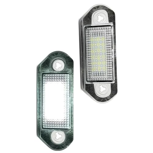 Luz de matrícula para viajes nocturnos seguros en VW Golf 3 lámpara de número de coche 2 piezas