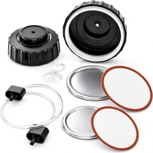 MEGAWISE Jar Sealing Accessory Kit for MEGAWISE &FoodSaver Vacuum machines Regular and Wide Mouth