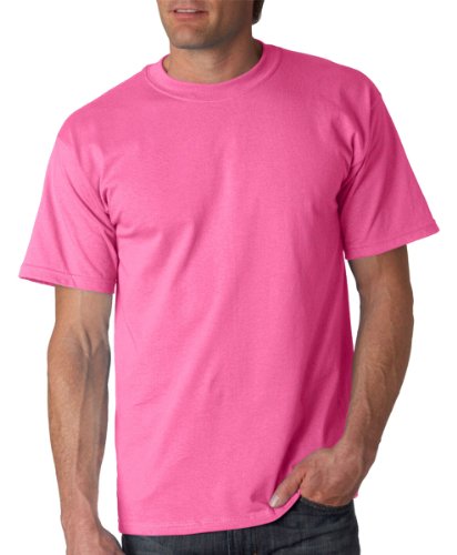 Gildan Mens Ultra Cotton Short Sleeve T-Shirt (XL) (Azalea)