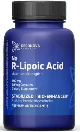 Bio-Enhanced R-Lipoic Acid - 100mg - 90 caps - Geronova