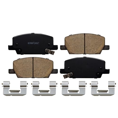Image of Detroit Axle - Front Brake Kit for 2018-2022 Buick Encore Chevrolet Trax, Disc Brake Rotors Ceramic Brake Pads with Hardware Replacement : 11.81 inch inch Rotors