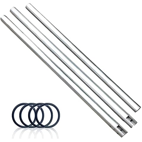 118"/3m Stainless Metal Tube Crossbar for Studio Backdrop Wall Mount System - Holder Pole Cover