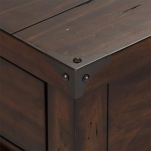 Liberty Furniture Industries Aspen Skies End Table, 23" X 27" X 24", Medium Brown #TOP2