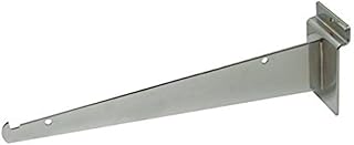 NAHANCO SW8KB Slatwall Shelf Bracket-Chrome, Pounds
