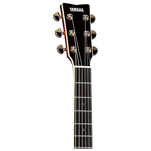 Yamaha L-Series Transacoustic Guitar With Hard Gig Bag- Dreadnought, Brown Sunburst #TOP3