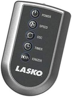 Lasko XtraAir 48 Inch 4 Speed 8 Hour Timer Oscillating Standing Tower Home Fan Air Ionizer with Remote Control, Black