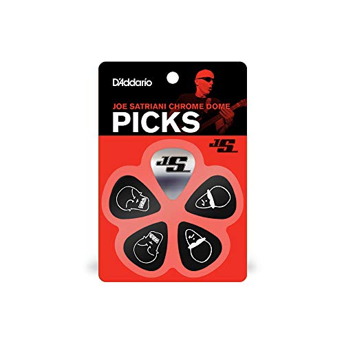 D'Addario Accessories Planet Waves Joe Satriani Chrome Dome Guitar Pick