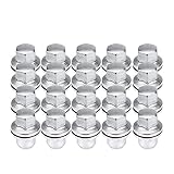 20Pcs Car Wheel Nuts Stainless Steel Wheel Nut Silver for Discovery 3 4 5 Sport LR068126