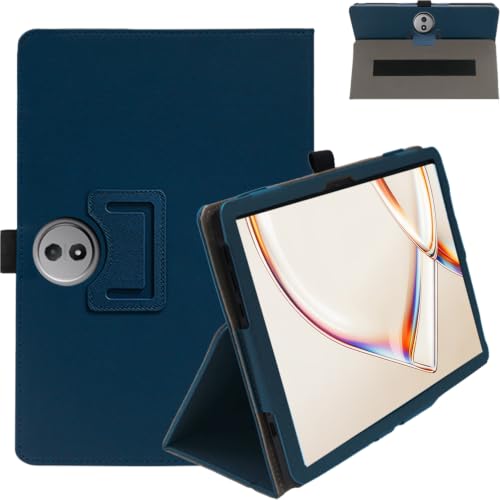 For TCL TAB A1 NXTPAPER �P�[�X�yVaele �z11�C���` �^�u���b�g �P�[�X 360°�S�ʕی� ��܂�X�^���h�����p���� �y���z���_�[�t�� �㎿PU���U�[ �L�Y�h�~ �y�ʁi�_�[�N�u���[�j