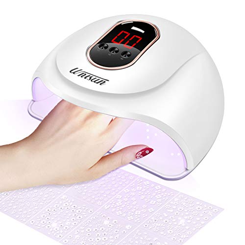 Lampe UV pour séchoir à ongles en gel Lampe de polymérisation de vernis à ongles UV Light Manucure Pedicure Sèche-ongles faux ongles Vernis à gel acrylique 500 décalcomanies à ongles - 54W