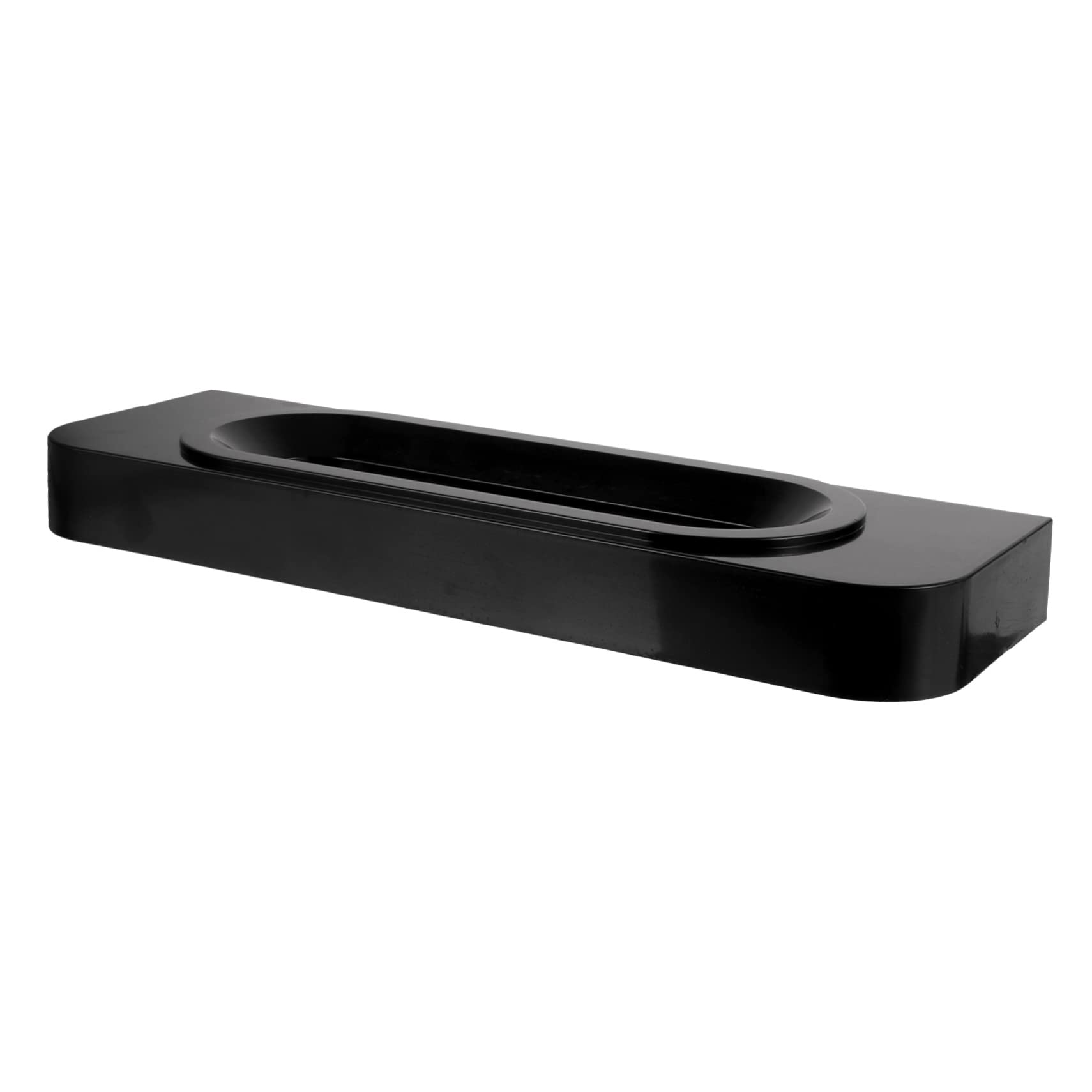 Amosfun 2 Pz accessori per macchine da gelato pezzi di riparazione per gelatieri Vassoio porta gelatiera vassoio portatile Gelataio vaschette per gelato accessori per gelato plastica Black