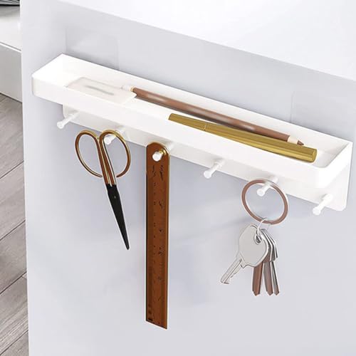 Bandeja de acero inoxidable Housoutil con gancho de pared premium 6