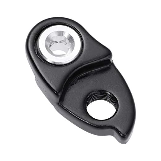Vosarea Resistente Resistente Aleación de Aluminio Bicicleta Índice Suspensión Mech Trasero Adaptador de desviador de Bicicleta para Shimano (Negro)