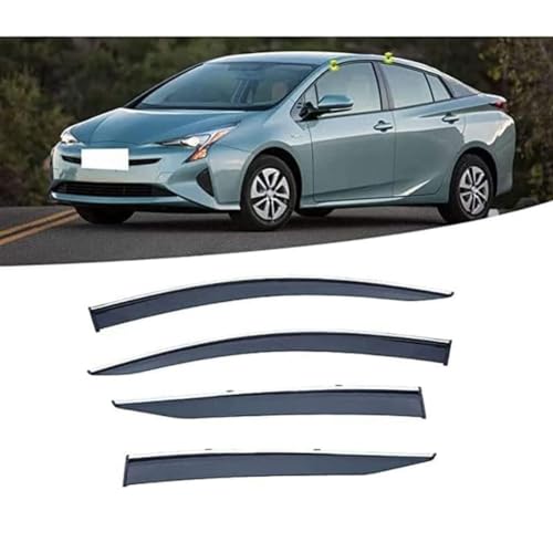 Déflecteurs d'air de vent en voyage pour Toyota Prius 2016 pare-pluie