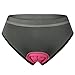 Cycling Underwear Women Padded 3d Gel Pad, Bike Underwear Women Shockproof Silicone Cushion Breathable Light Sports Underwear Cycling Shorts(Size:L,Color:Szary)
