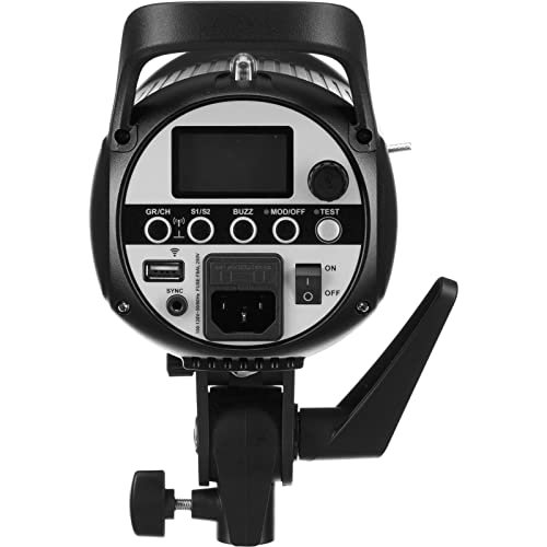 Godox SK400II-V 400Ws Photo Studio Strobe Flash Monolight Light with Bowens Mount & 10W LED Modeling Lamp for Studio, Shooting, Location and Portrait Photography -110V - Thumbnail 4