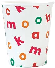 Daydream Society Chicka Chicka Boom Boom- 9oz cups - ABC’s Design - Paper Cups - Pack of 8 - For Birthdays, Parties, and more.