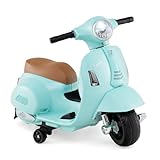GOPLUS Moto Eléctrica para Niños Vespa, 18-36 Meses (Verde)