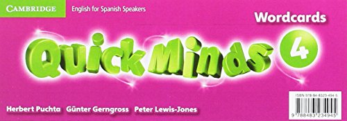 Quick Minds Level 4 Wordcards Spanish Edition