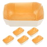 KAILIKETIY Molde Rectangular para Pan de 6 Piezas Material Sintético, Fácil Desmolde Fondo, Adecuado para Tostar Pan y Cenas Familiares