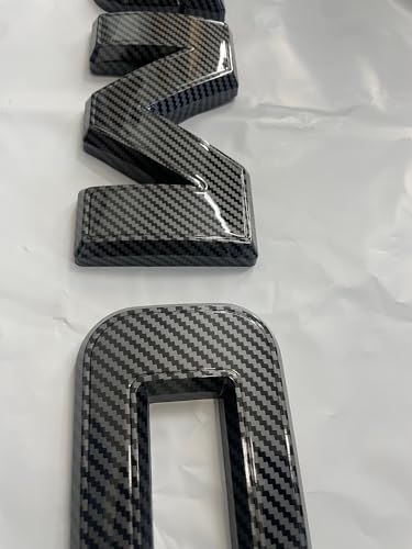 Image of Sierra 1500 /2500 / HD 2019-2026 Front and Rear Overlay 6 PCS new Fresh Look - Carbon Fiber