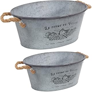 Large Galvanised Metal Wine Champagne Beer Bottle Ice Cooler Bucket Party Tub