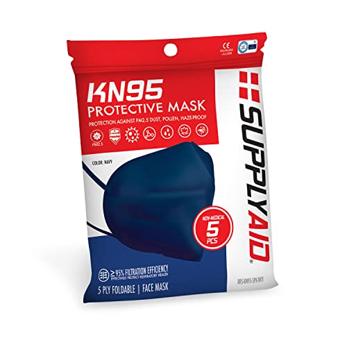Supplyaid® Bdl-A0036 Protective Face Mask Bundle, 1,000-Pack, Navy #TOP1