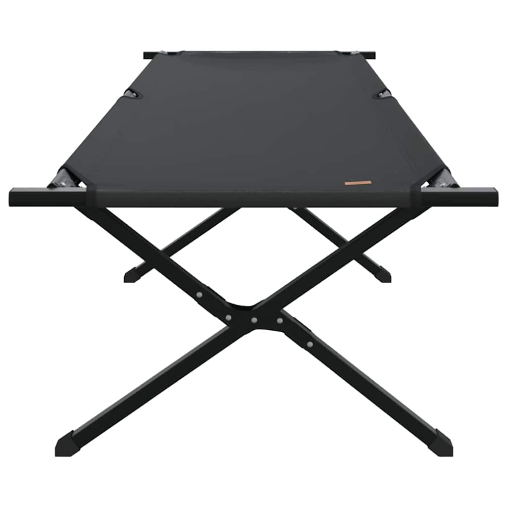 INLIFE Klapp Schlafbett fürs Camping 2 pcs Schwarz Ox Stoff,Sportartikel,Outdoor-Aktivitäten,Camping & Wandern,Camping-Möbel,Feldbetten,Schwarz,17.4 KG,42003193