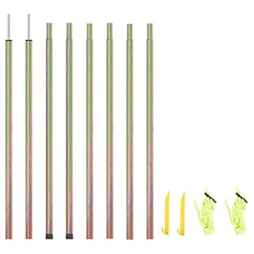 galvanised shade sail pole