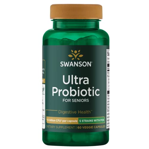 Swanson Ultra Probiotic For Seniors 30 Billion Cfu 60 Veg Capsules #TOP28