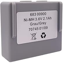 New 68300900 Rechargeable Battery 3.6V 2.1Ah Ni-MH Grau/Grey Battery for HETRONIC Remote Control 683 00900 Battery, 2100mAh