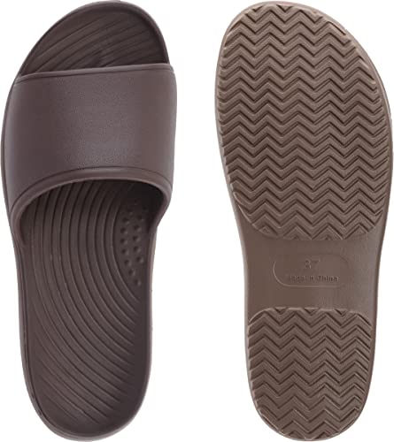 Whitin Platform Slides For Woman Size 9 Women Wedges Arch Support Cushion Sandal Female House Indoor Outdoor Beach Walking Slippers Comfort Quick Drying Summer Sandles Coffe #TOP5