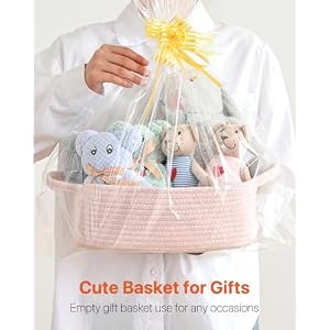 Small Woven Basket, 12 x 8 x 4.5 Inches, Small Storage Baskets for Organizing, Gift Baskets Empty, Cute Small Rope Shelf Closet Storage Bins Baskets for Shelves, Dog Toy Basket, 3 Packs, Light Pink Small Woven Basket 12 x 8 x 45 Inches Small Storage Baskets for Organizing Gift Baskets Empty Cute Small Rope Shelf Closet Storage Bins Baskets for Shelves Dog Toy Basket 3 Packs Light Pink